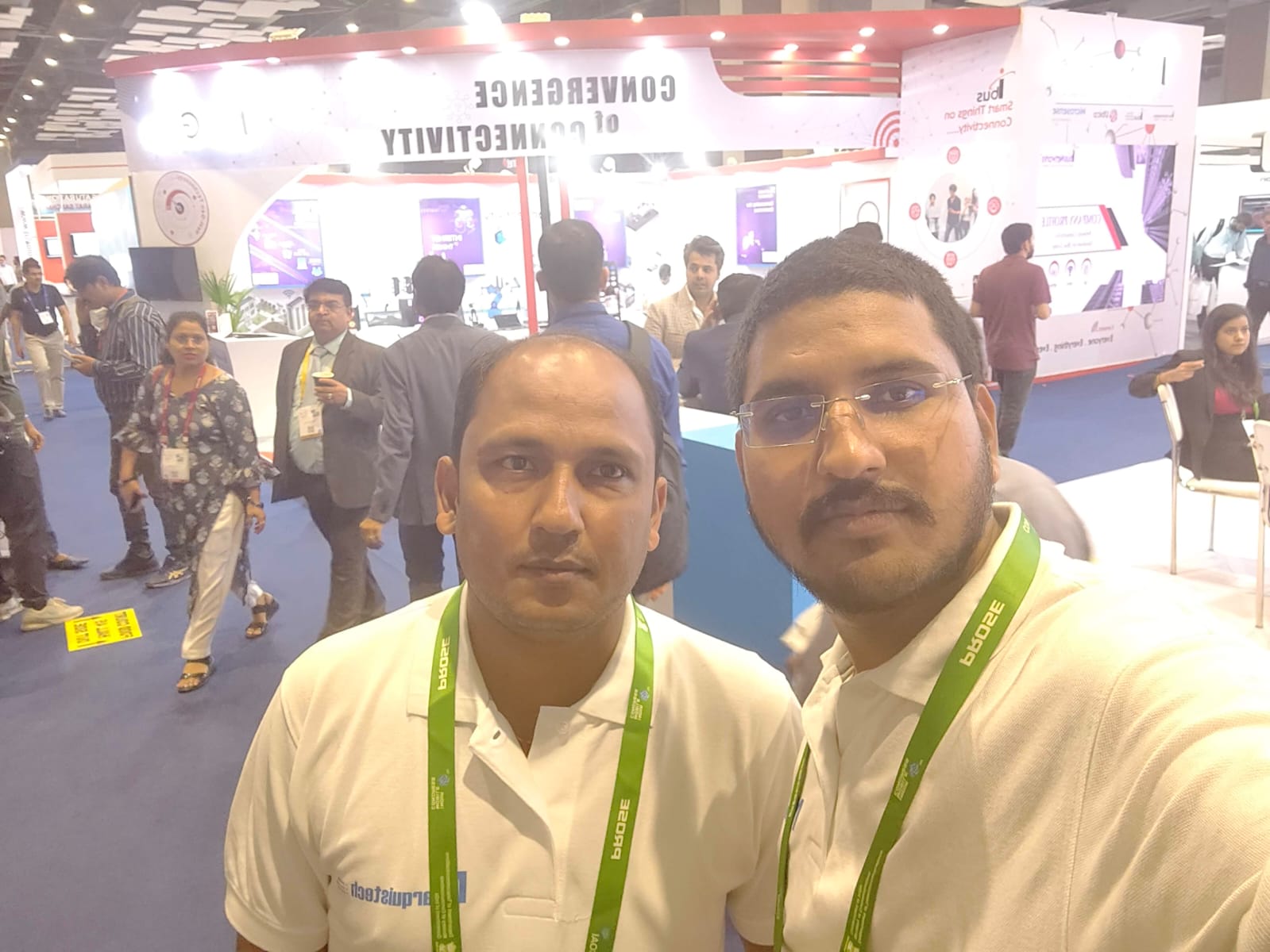 Team leads Ashok and Ashish leading the Marquistech team at IMC 2023